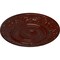 Ekena Millwork Biddix Ceiling Medallion (Fits Canopies up to 7 1/2"), 20 7/8"OD x 1 1/4"P, Brushed Mahogany CM20BXBMF - alternate 4